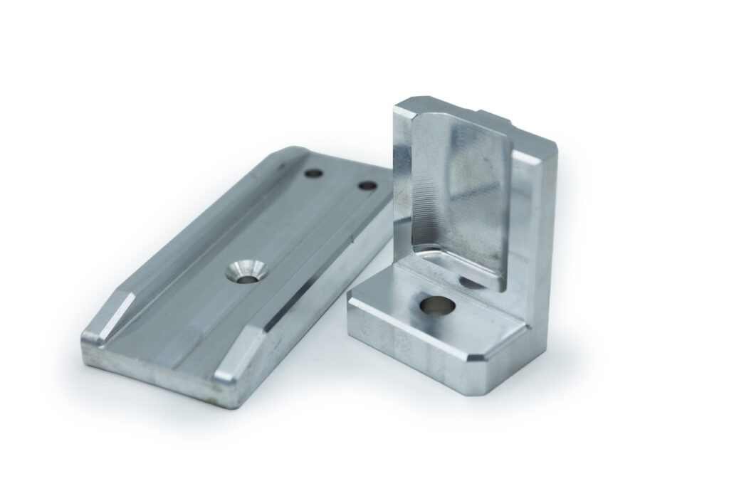 Detail povrchu CNC obrábaného dielu